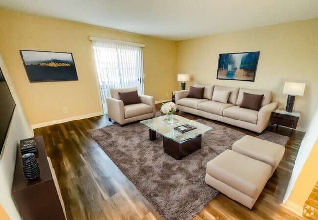 Virtually staged living room (furniture not included) - 225 W. Verdugo Rental