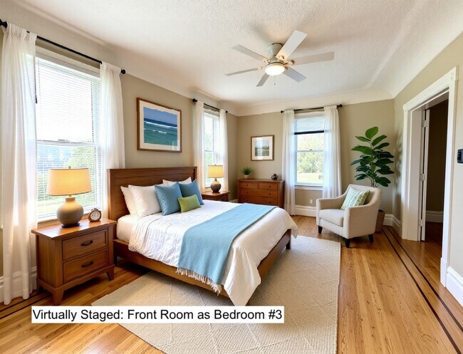 Bedroom 3 or Living Room - Virtually Staged - 412 Kentucky St Unidad 412