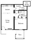 1BR/1BA