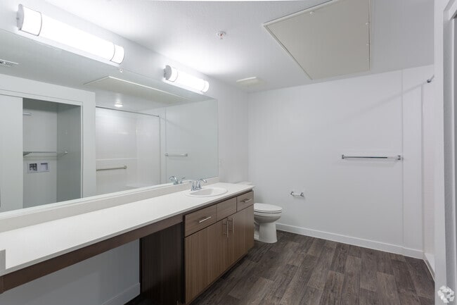 2BR, 1BA - 2A 850 SF Living Area