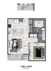 A8 floor plan The Braden on Fifth