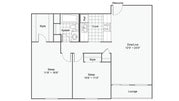 B1 | 2-Bedroom Floorplan