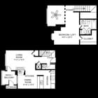 1BR/1.5BA