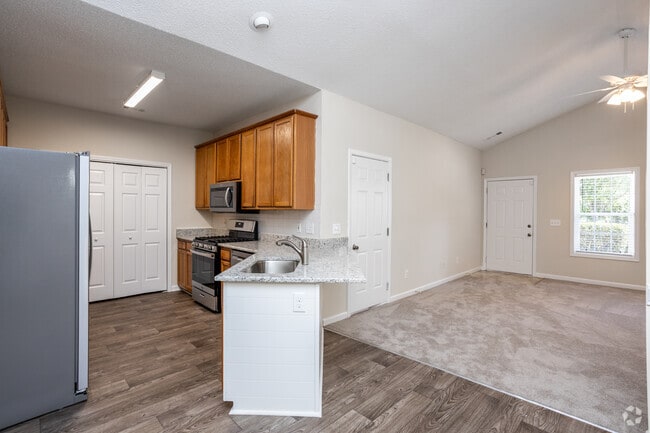 3BR, 2BA - 1,620SF - Kitchen/Living Room