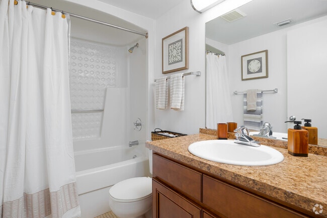 2BR, 2BA - 910SF - Bathroom
