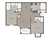 Carlyle | 2 Bedroom | 2 Bath | 1161 SF