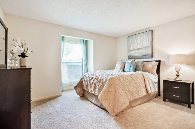 Master bedroom with Large windows