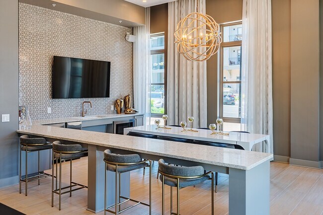 The clubhouse doubles as an entertaining space - Briley