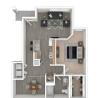 Explore the sleek design of this urban apartment, perfect for modern living.