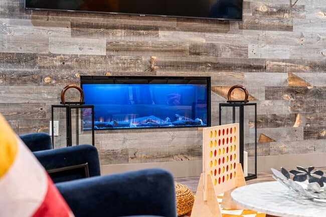 Revel Lobby Fireplace