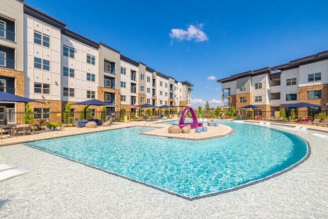 Make every day feel like a resort day with a sparkling swimming pool steps from your front door.