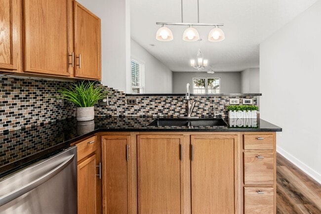 Backsplash + new light fixtures - 135 Hancock St Unit 135