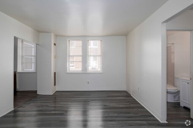 Studio, 1BA - 408SF- Living Area - Oak Lane Court Apartments