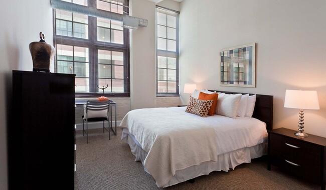 Bedrooms with natural lighting