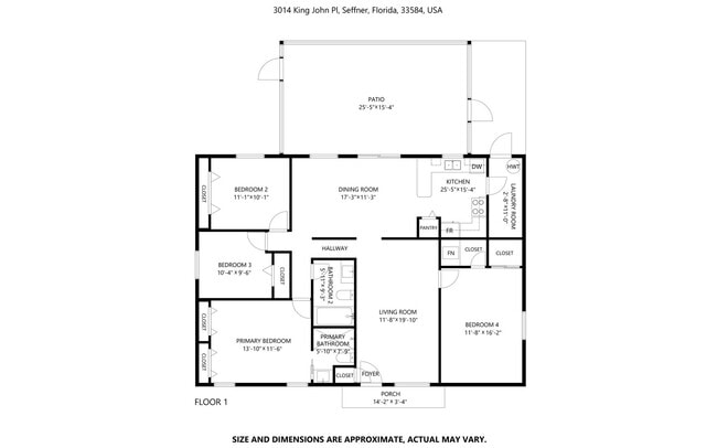 Photo - Charming 4-Bed, 2-Bath Home with Pool in Seffner, FL 33584