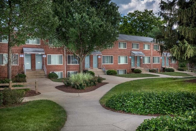 Beautiful courtyards at Northwest Park Apartments in Silver Spring, MD