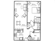 1BR/1BA