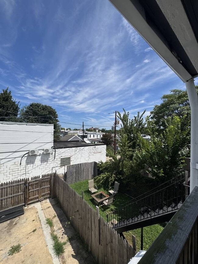 view from balcony