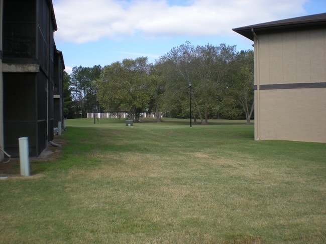 Manicured grounds