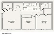 2BR/1BA