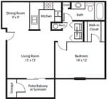 1BR/1BA