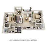 Greenwood | 2 Bedroom | 2 Bath | 1150 SF