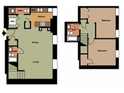 Old Cathedral 2 Bed, 2.5 Bath