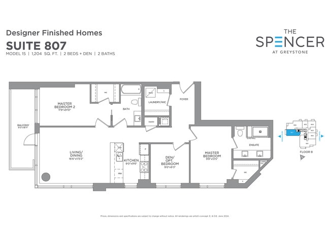 Building Photo - Suite 807 - The Spencer At Greystone Unit 807