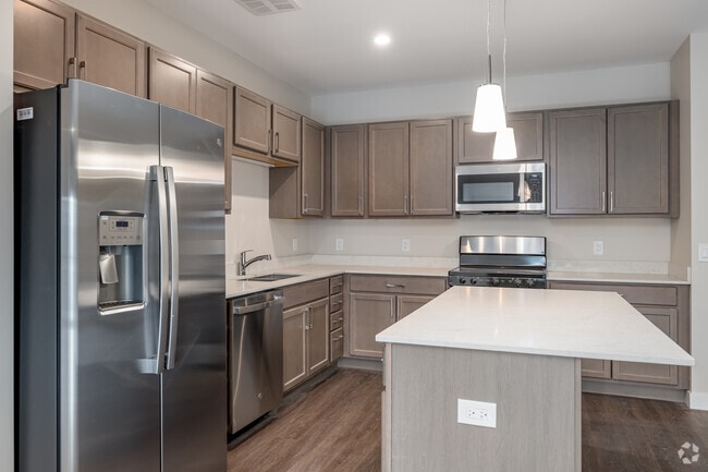 2BR, 3BA - 1,480SF - Kitchen - Brightdawn Village Apartments