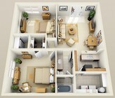 2BR/1BA