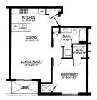 1 Bed / 1 Bath - 772 SF
