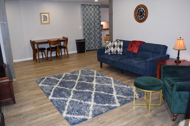 Living/Dining with fold down sofa & Roku TV - 826 Terrace St Apartment Unit #A