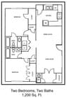2BR/2BA