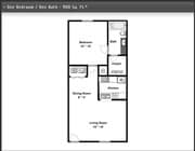 1BR/1BA