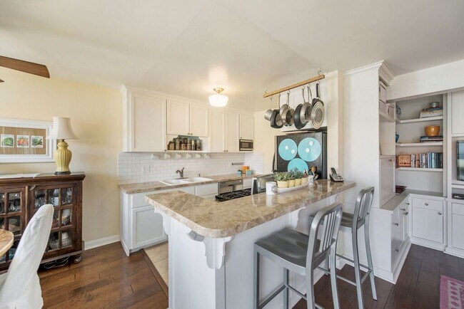 Granite counters and breakfast counter - 1720 Ardmore Ave Unit 227
