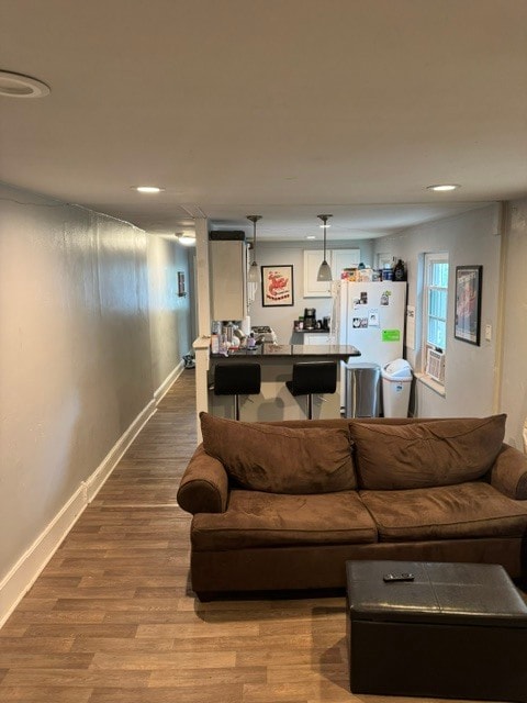 Living Room into Kitchen