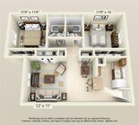 2 Bed 2 Bath