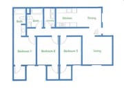 3BR/2BA