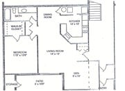 1BR/1BA