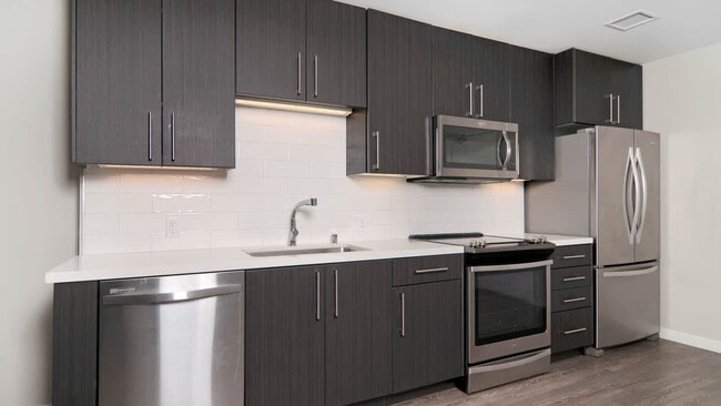 Kitchen with Stainless Steel Appliances