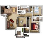 C1 tres habitaciones