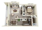 1 Bedroom | 1 Bath | 800 SF