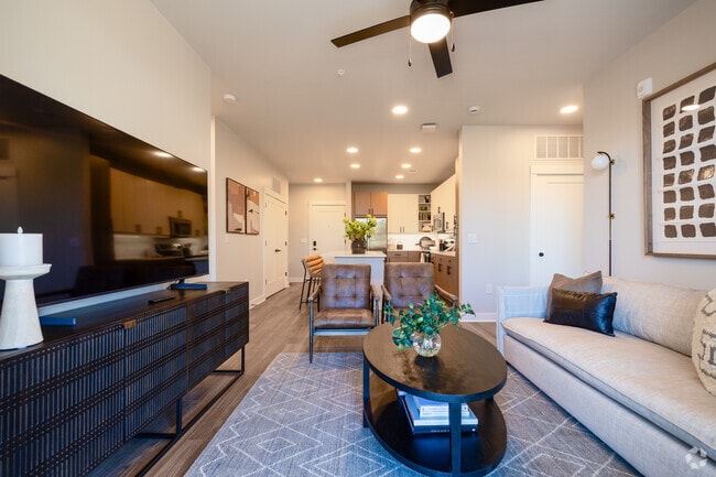 2BR, 2BA - 1,110SF - Living Room