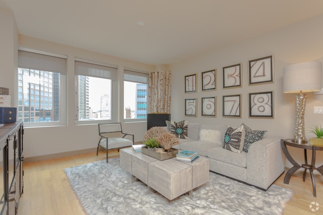 2HAB, 2BA - 1,610 ft² - B2E - SALA DE ESTAR - Gables Republic Tower