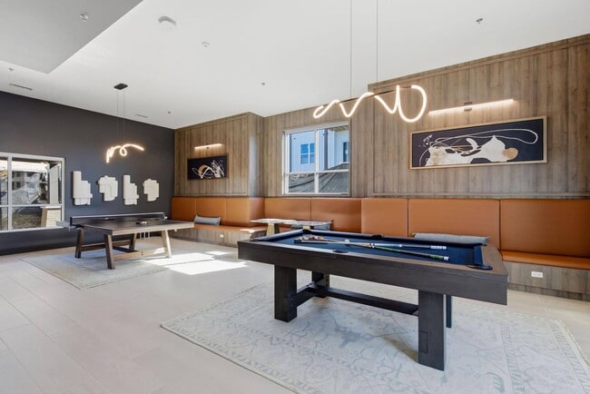 Game Lounge with Billiards & Ping Pong Table