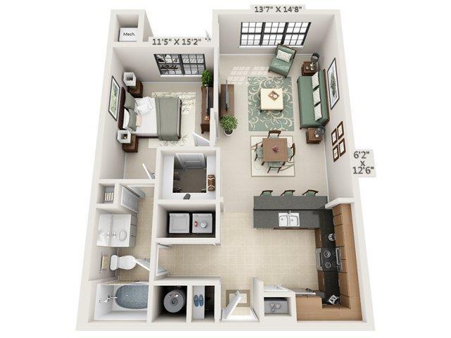 Floor Plan - Amalfi - A2