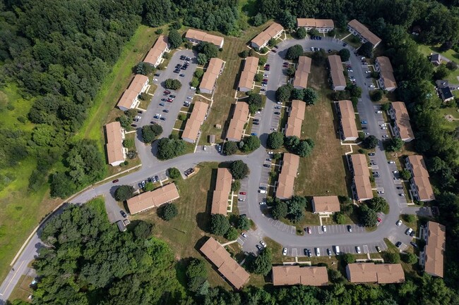 Drone shot - McGregor Village Apartment Homes