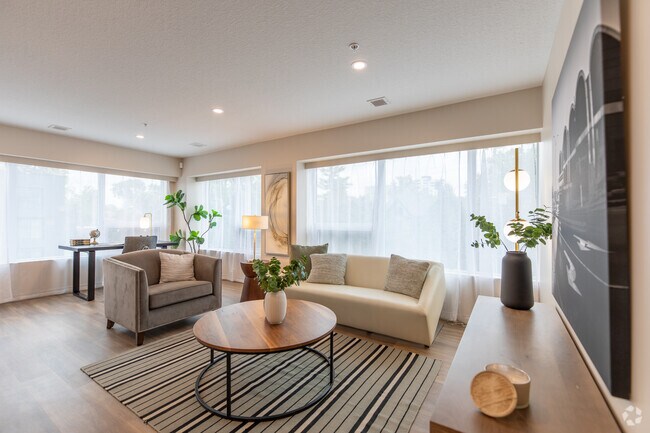 2BR, 2BA - 1,153SF - Living Room - Talbot Terrace