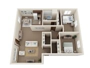 Two Bedroom, One Bathroom | Stone Point Apartments | Apartments in Menomonee Falls, WI