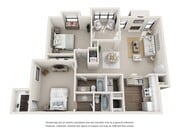 2 Bedroom | 2 Bath | 1294 SF